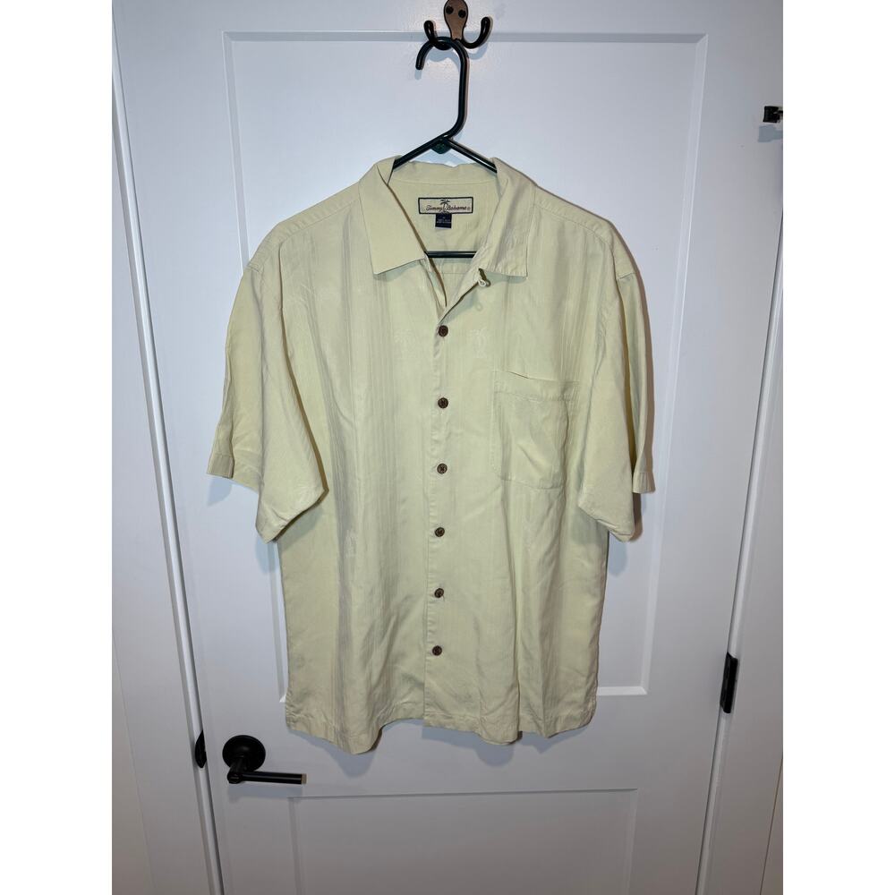 Vintage Tommy Bahama Hawaiian Embroidered Button Down Shirt